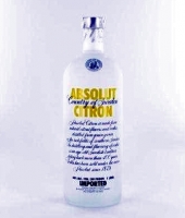 Absolut Citron Zitronen Vodka - 1 Liter Flasche