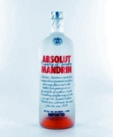 Absolut Mandrin Mandarinen Vodka - 1 Liter Flasche